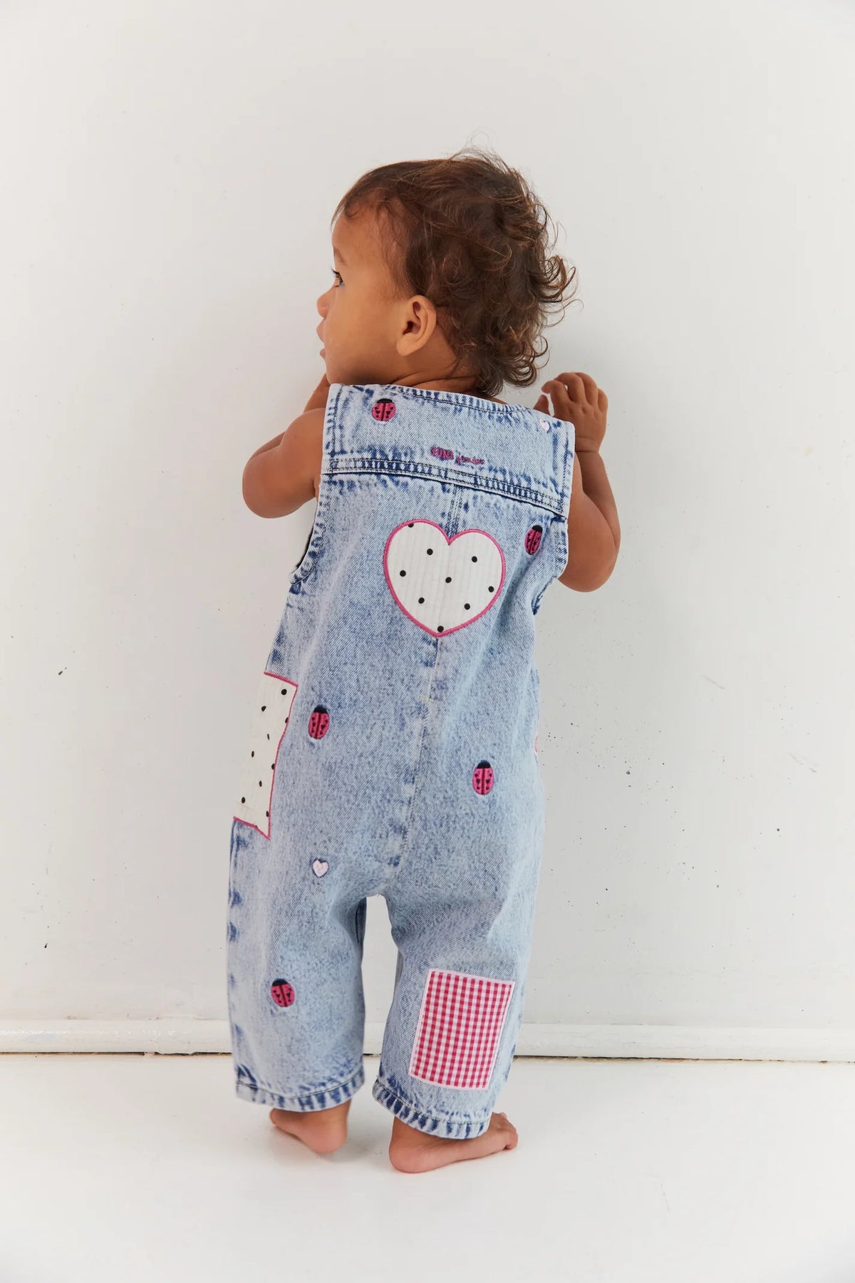 Wear JUNI JNR Charlie Overalls - Love Bug