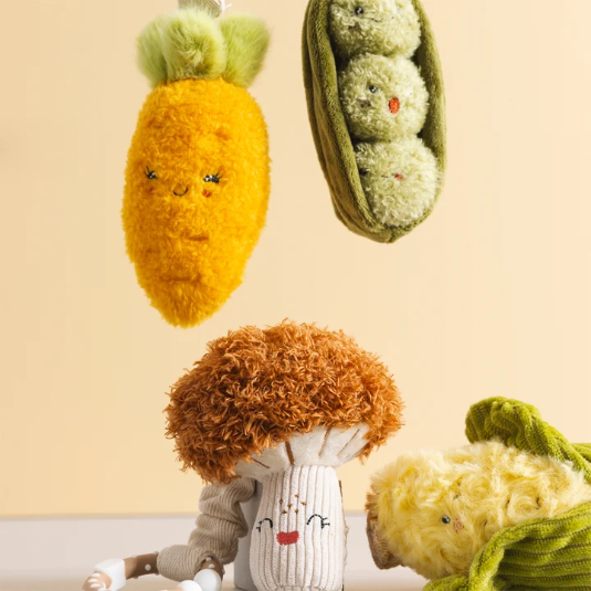 Stroller Toys Mini Market Brunch | Carrot & Green Peas