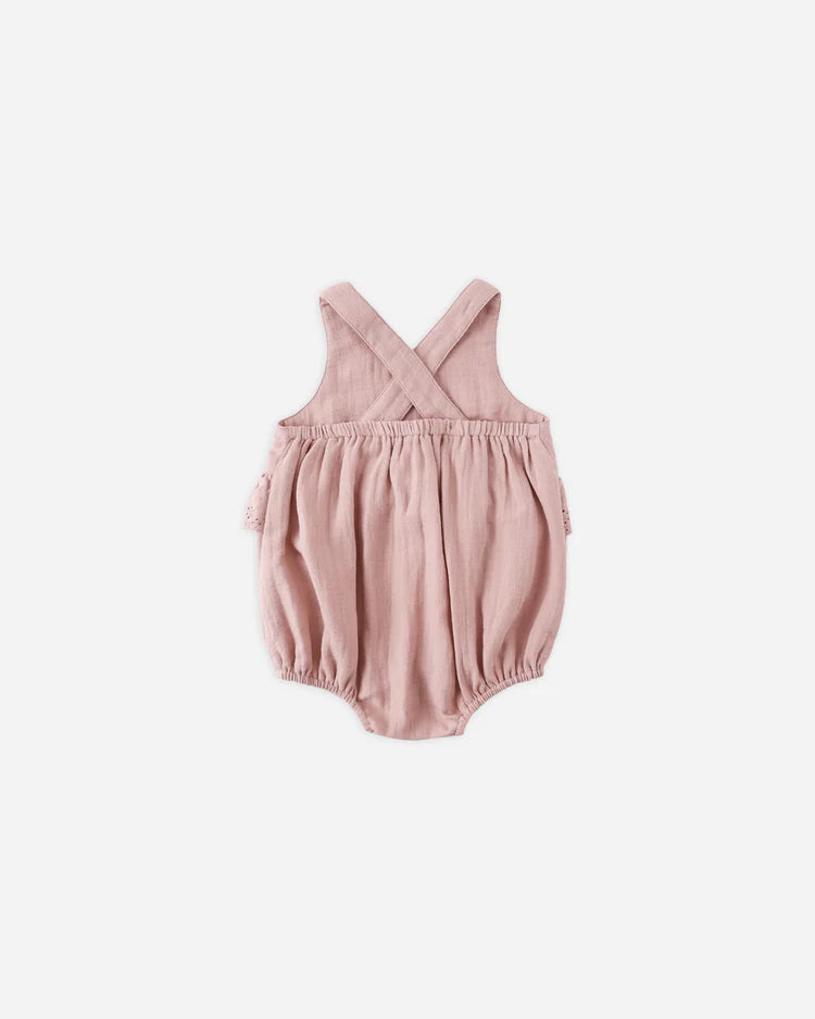 Quincy Mae Romper Penny Mauve