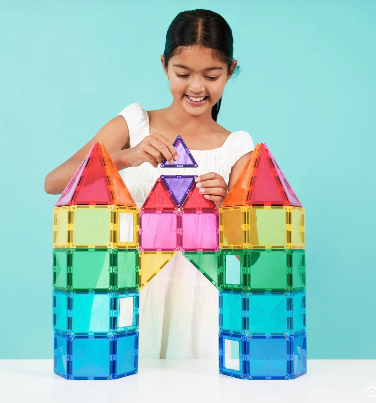 Connetix Magnetic Tiles Bright Creative Pack 104 pc - Stock arriving this week dm Nadene