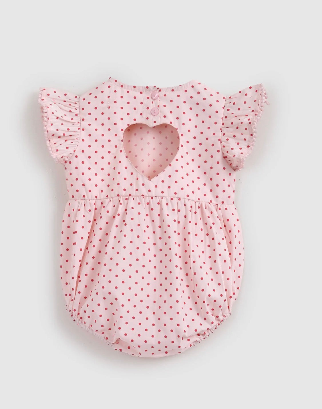 ALEX&ANT Love Playsuit Polka Dot Pink/Red