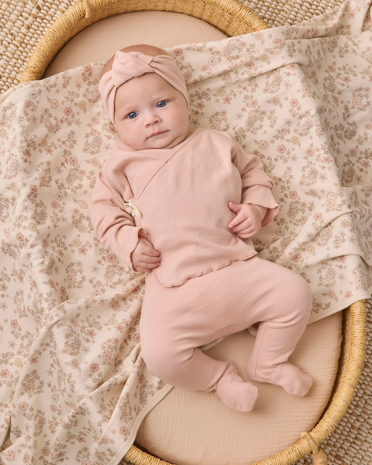 Quincy Mae Swaddle Floral Vine