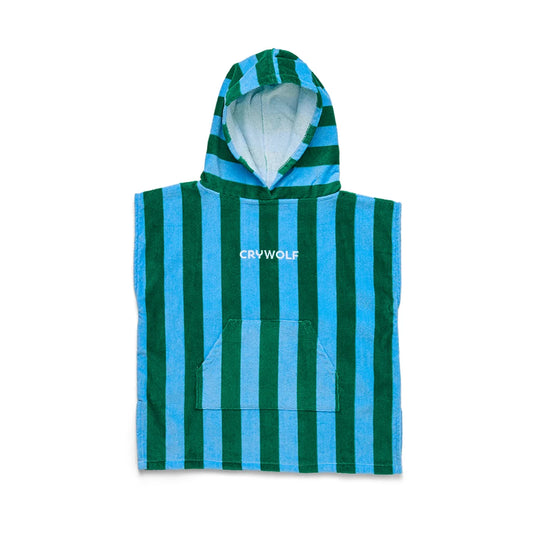 Crywolf Swimwear HOODED TOWEL Deck Stripe