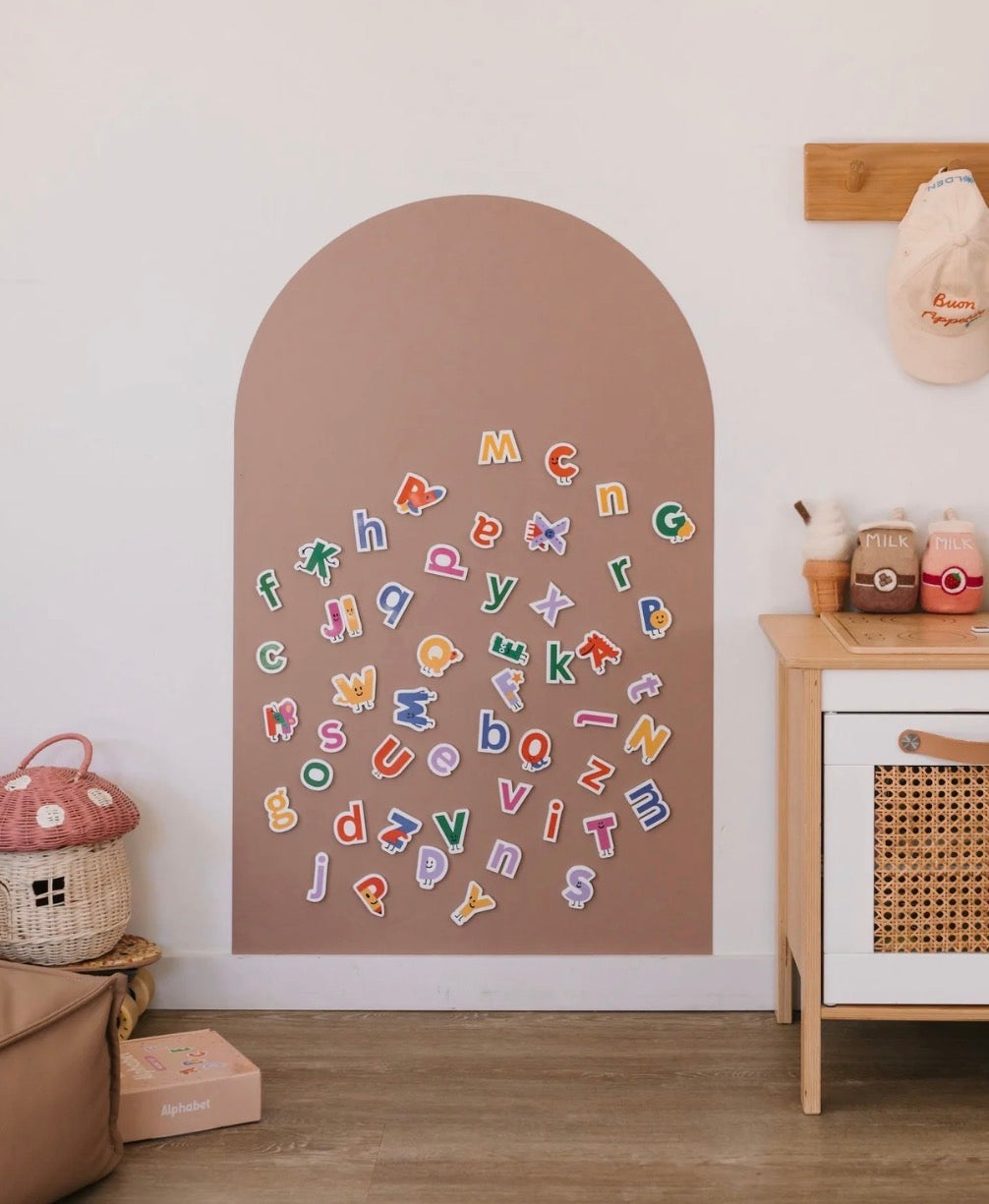 Smarty Pals Magnetic Play Wall Decal - Clay