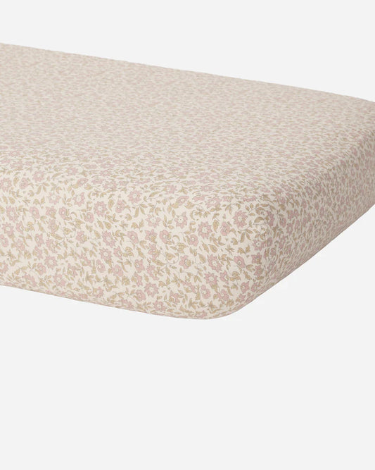 Quincy Mae Woven Crib Sheet Dahlia