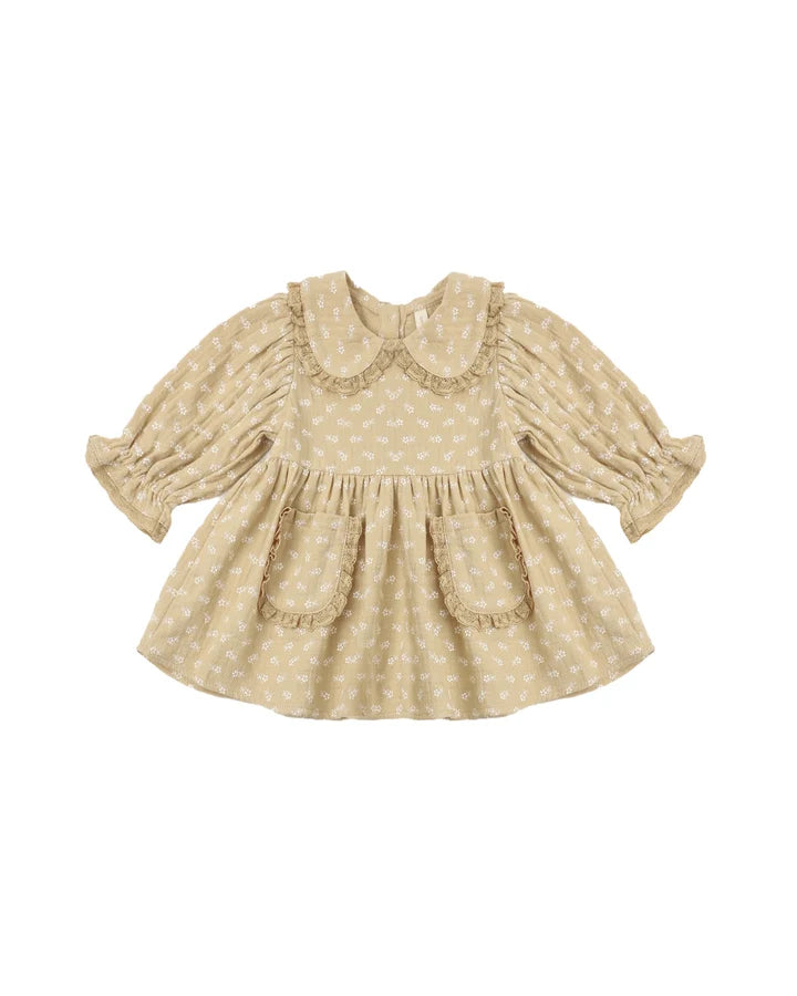 Quincy Mae Dress Marisol Dress Butterscotch Floral