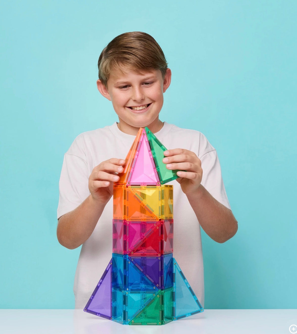 Connetix Magnetic Tiles Bright Starter Pack 56 pc- Stock arriving this week dm Nadene