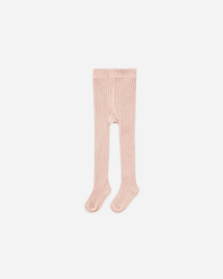 Quincy Mae Footed Tight Dusty Rose