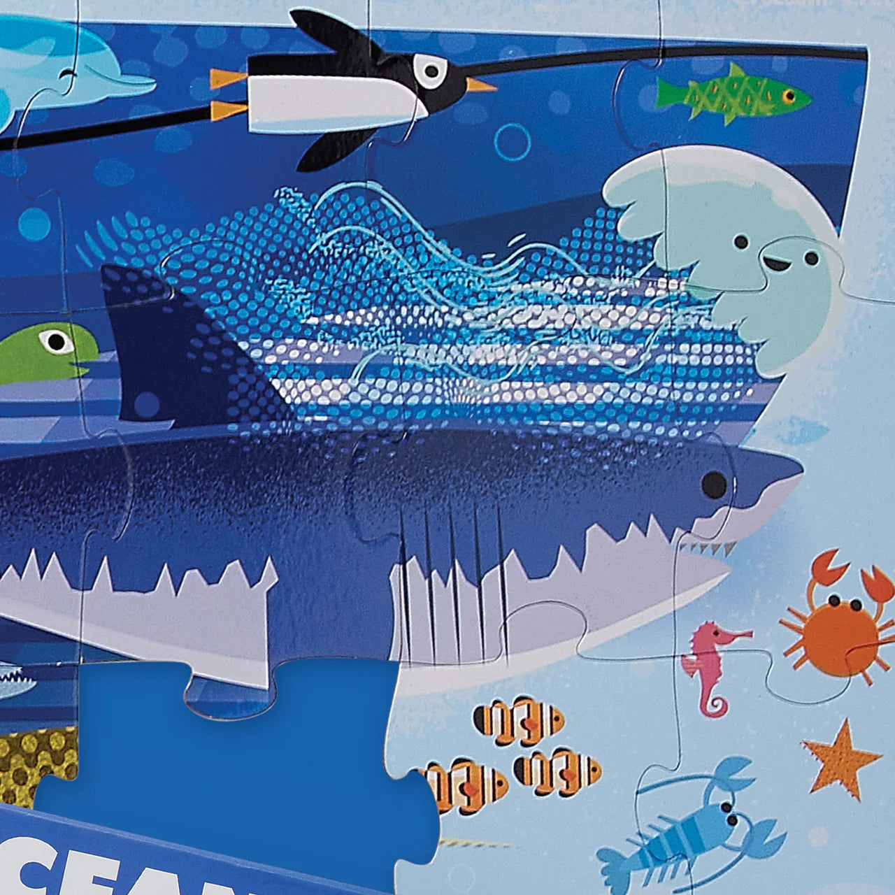 Crocodile Creek Super Duper Long Puzzle 60pce Ocean