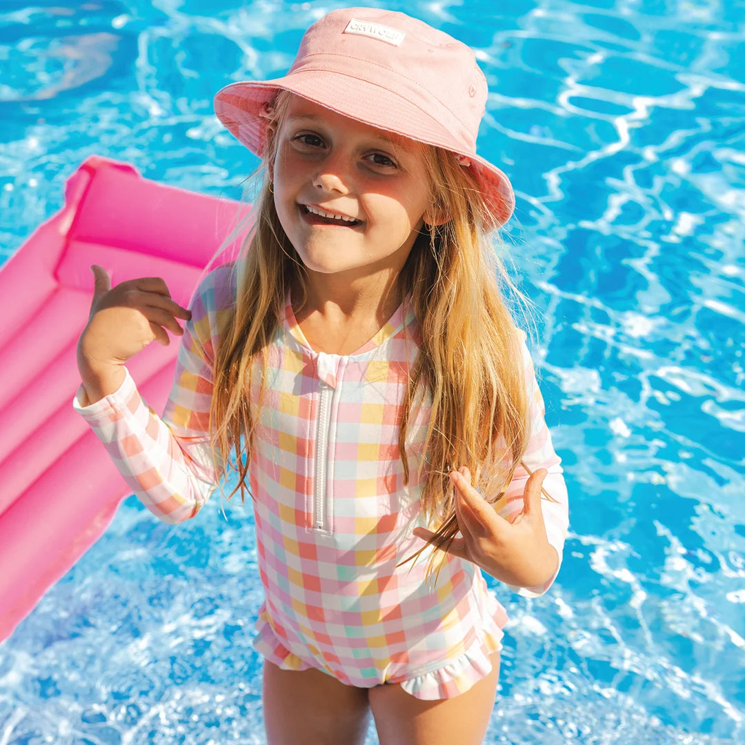 Crywolf Swimwear SWIMSUIT Pop Gingham