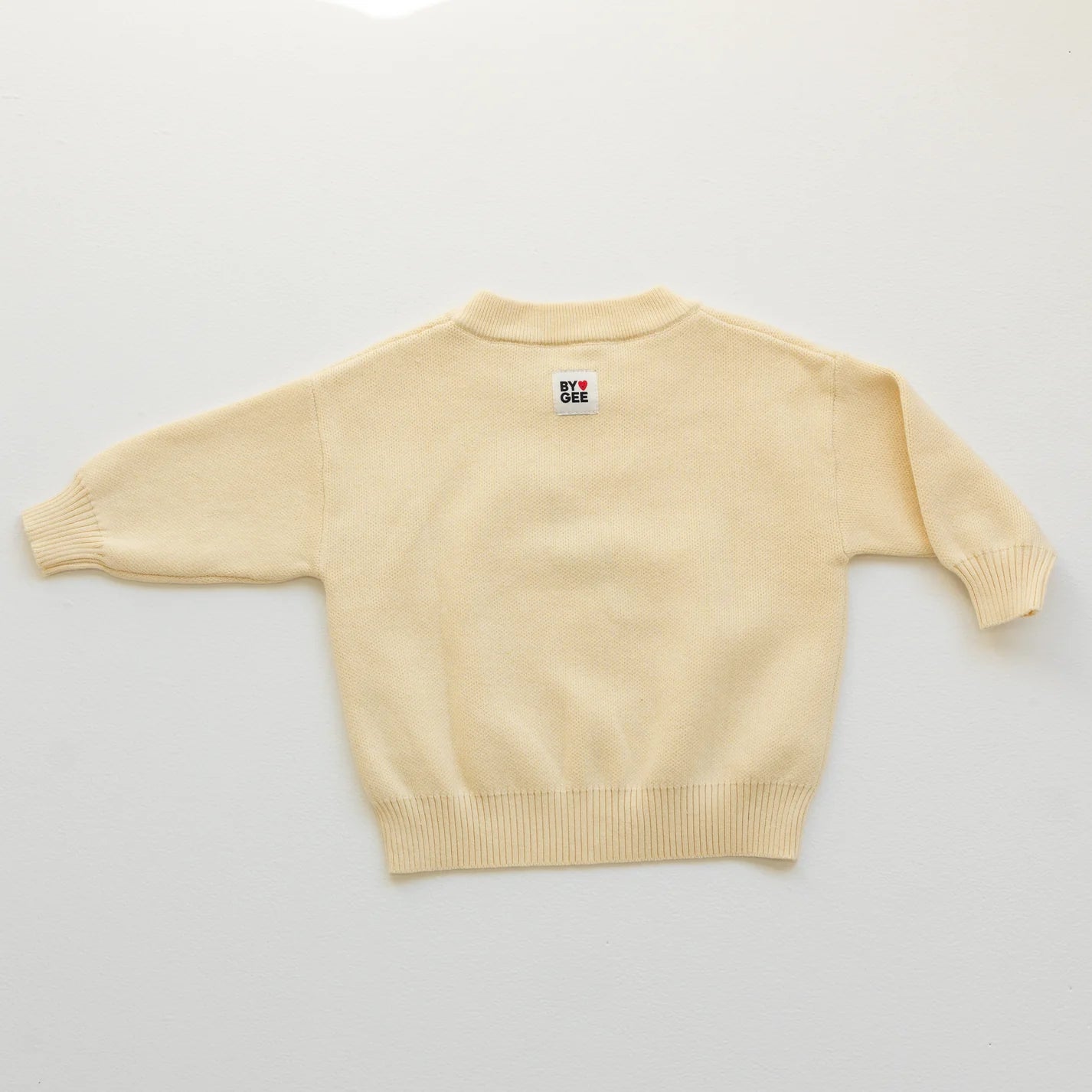 BY GEE Cotton Pea Pod Knit Jumper Cream