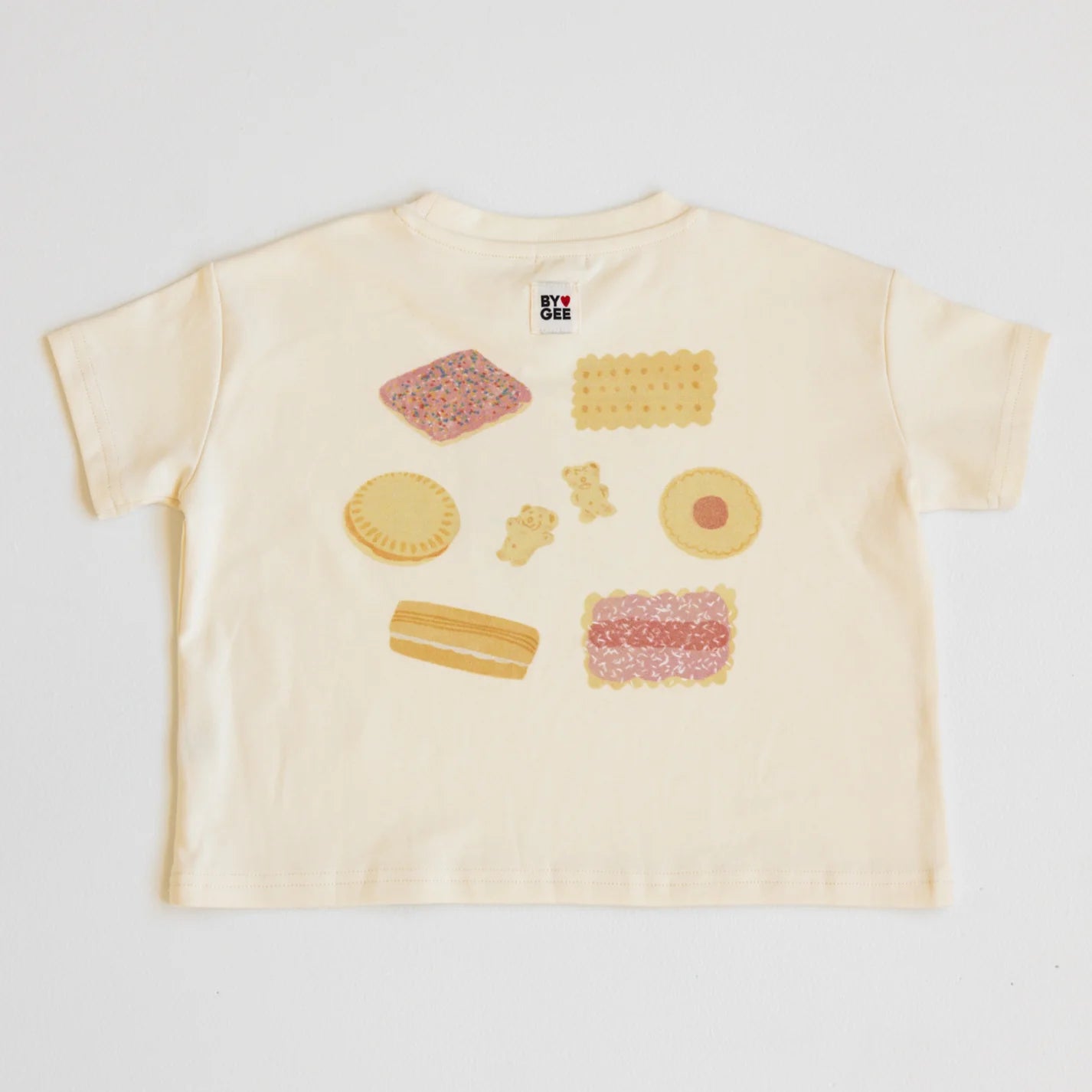 BY GEE Bickie Break Boxy Tee - Cream