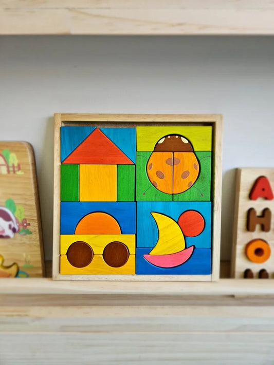 Qtoys 4 in 1 Puzzle
