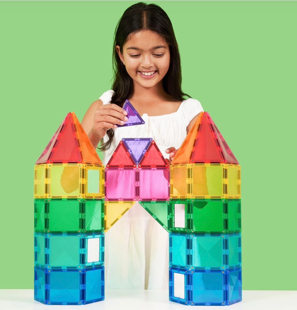 Connetix Magnetic Tiles Bright Creative Pack 104 pc - Stock arriving this week dm Nadene