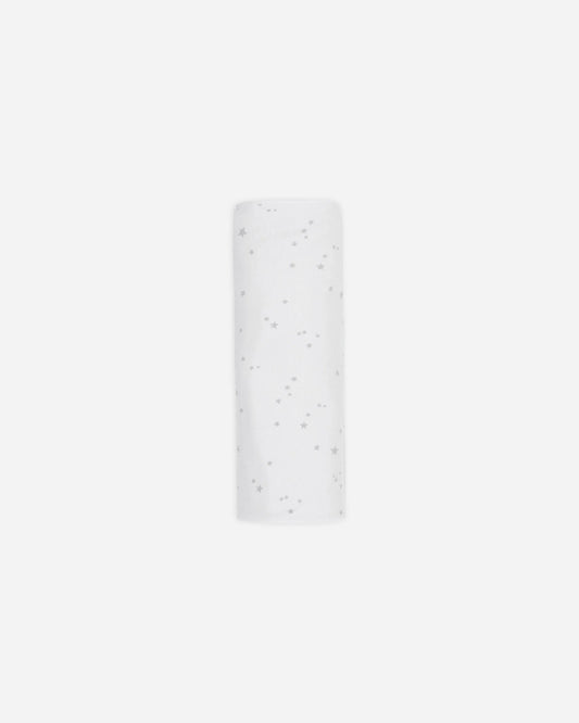 Quincy Mae Tencel Modal Baby Swaddle Stars Fog