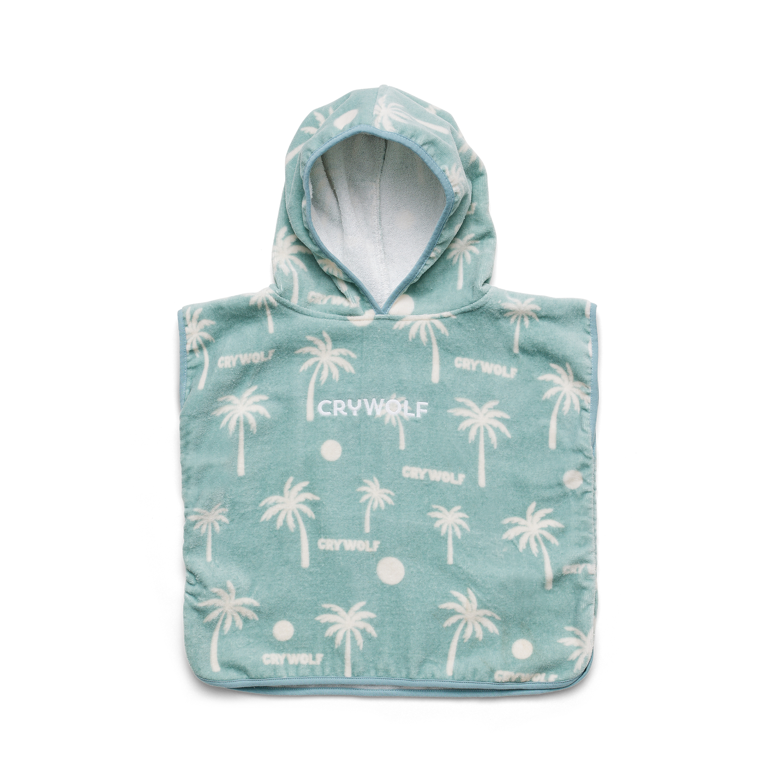 Crywolf Swimwear Baby Hooded Towel Pacific Blue