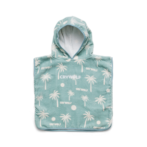 Crywolf Swimwear Baby Hooded Towel Pacific Blue