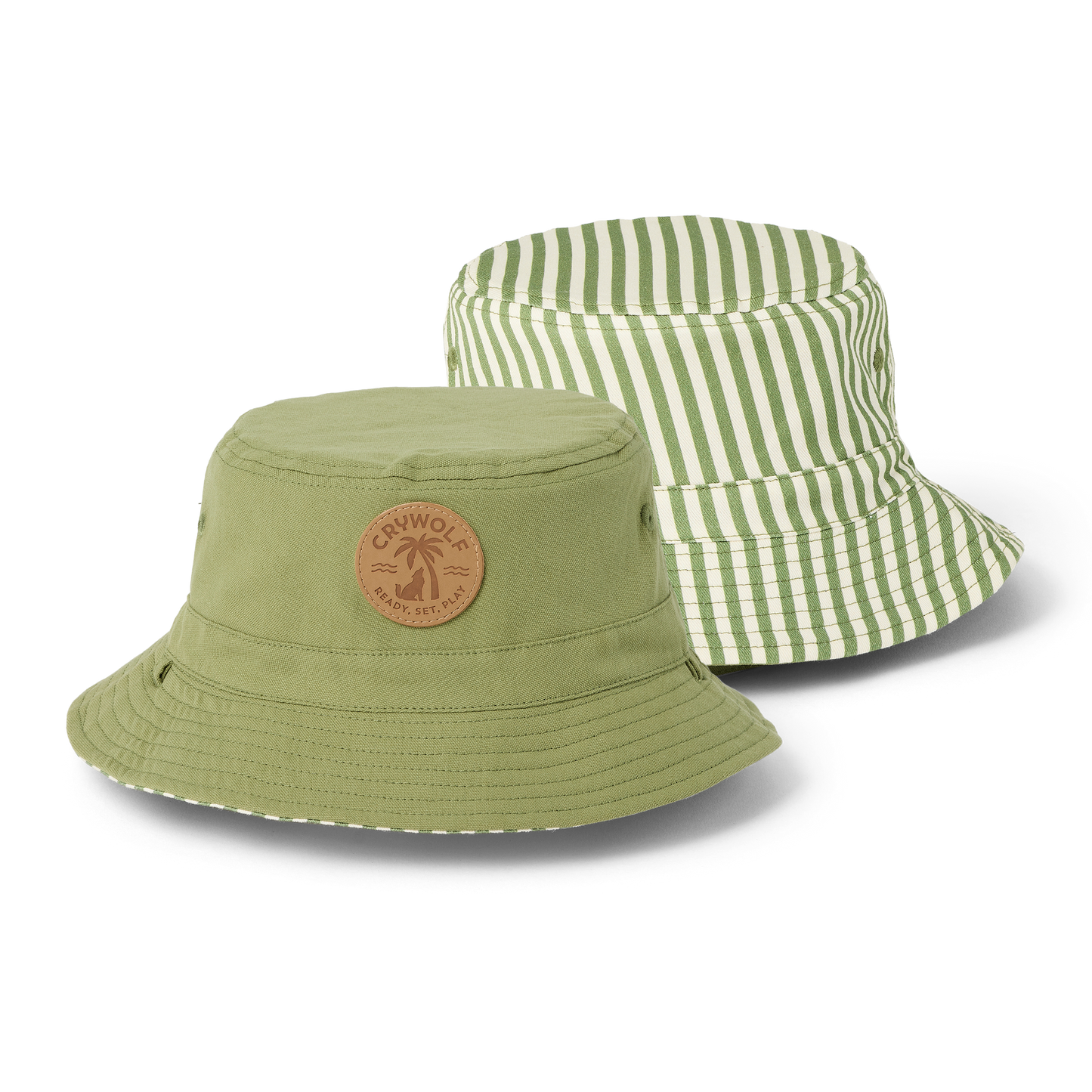 Crywolf Reversible Bucket Hat Coastal Stripe