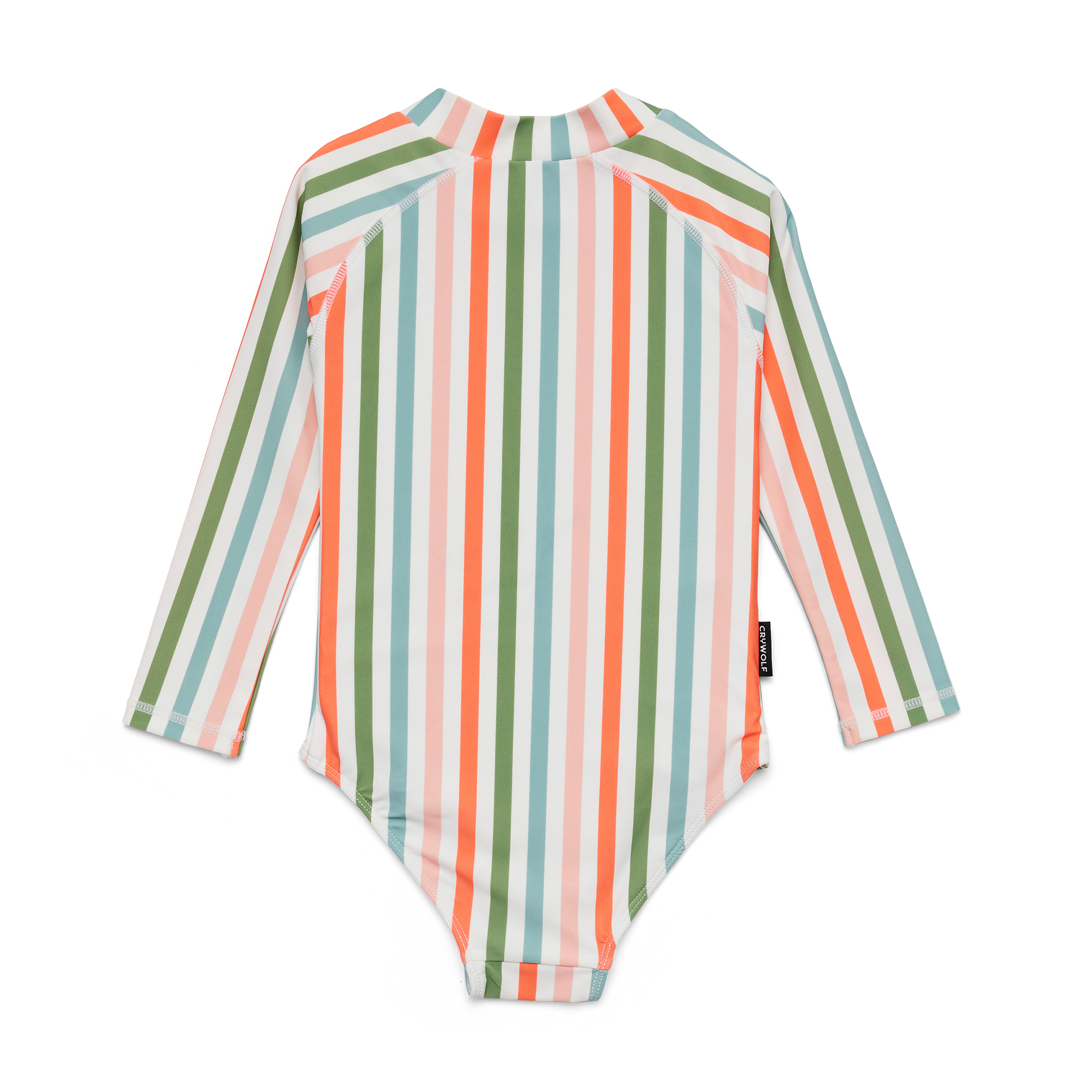 Crywolf Swimwear LongSleeve Swimsuit Summer Stripe