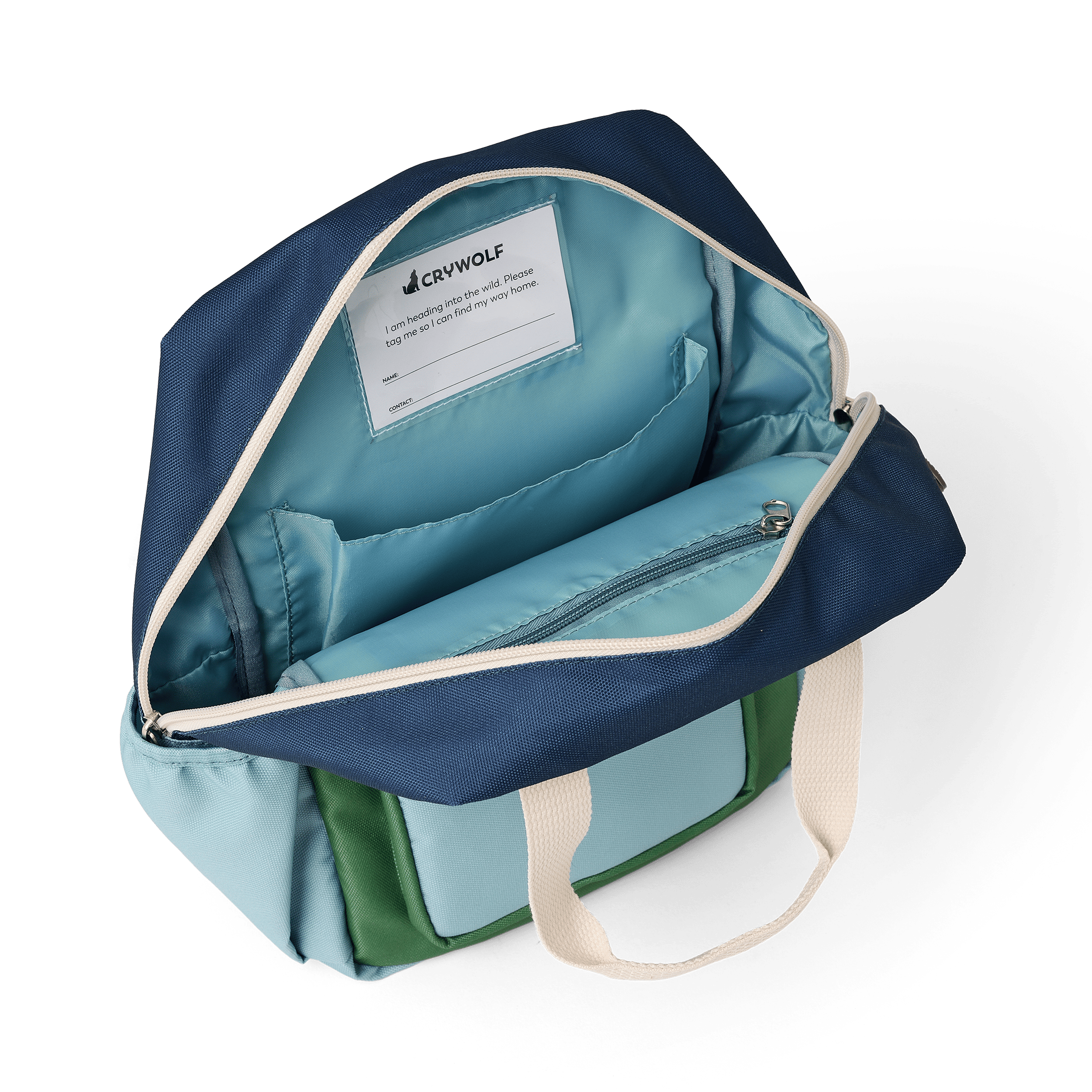 Crywolf Mini Backpack Ocean Colour Block