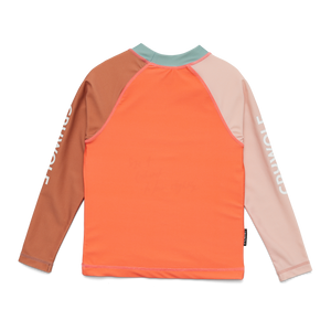 Crywolf Swimwear Rash Vest Sunset Colour Block