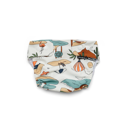 Crywolf Swimwear Re Useable Swim Nappy Paradise