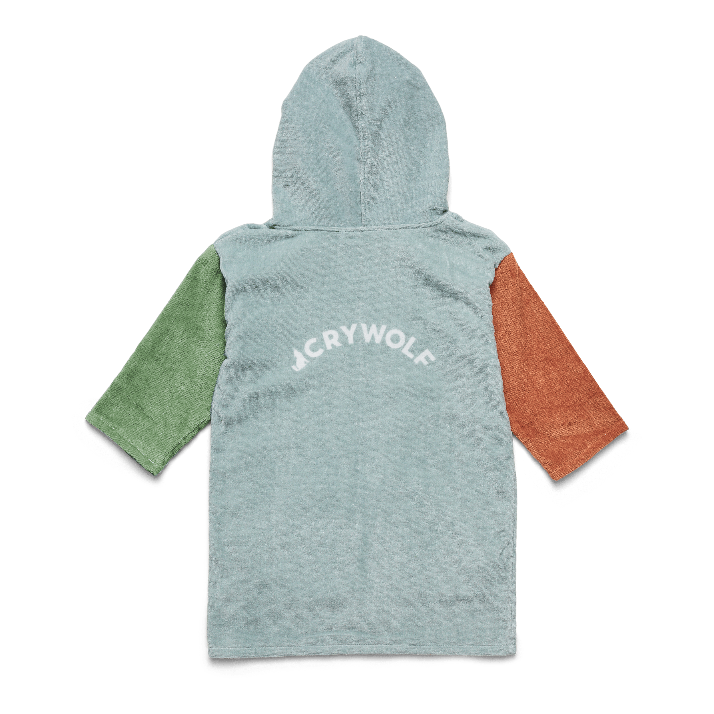 Crywolf Swimwear Everywhere Zip-Up Towel Ocean Colour Block