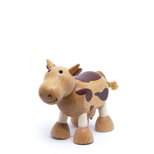 anamalz Wooden Cow