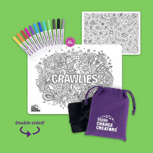 Little Change Creators - Re Fun Able Colouring Sets Crawlies