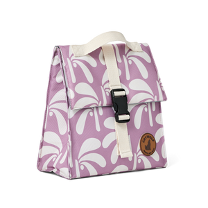 Crywolf Summer Range Insulated Lunch Bag Lilac Palms