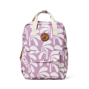 Crywolf Mini Backpack Lilac Palms