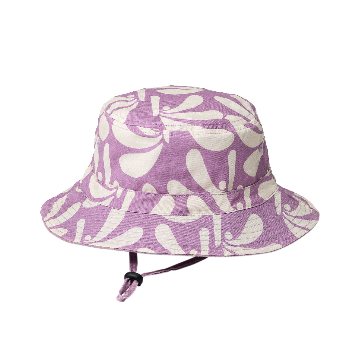 Crywolf Reversible Bucket Hat Lilac Palms