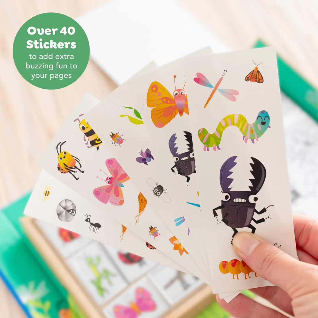 Tiger Tribe - Colouring Set Backyard Bugs