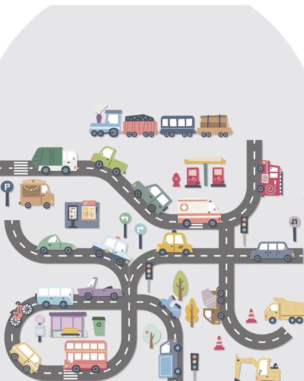 Smarty Pals Busy Roads Play Set