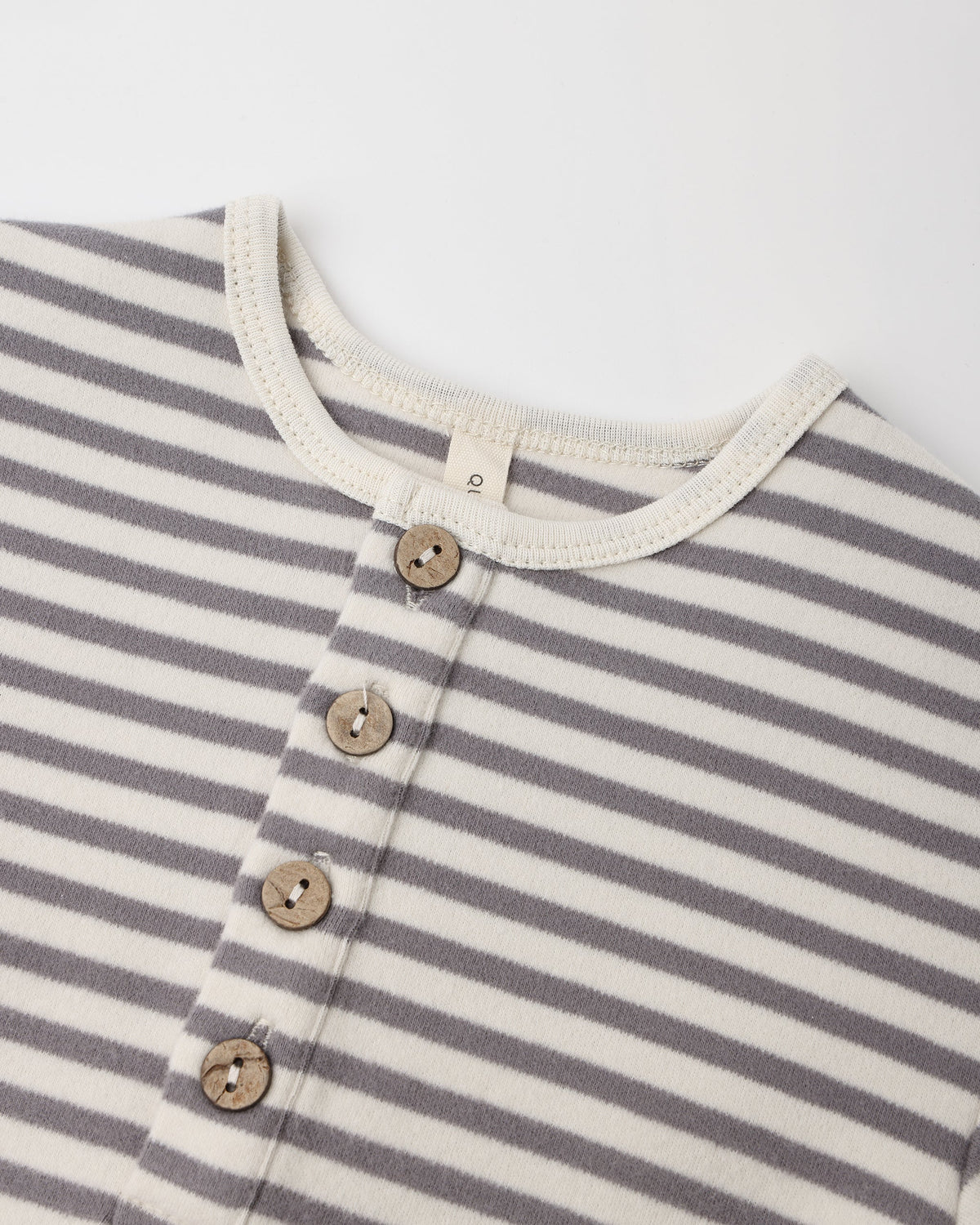 Quincy Mae Relaxed Jumpsuit Slate Stripe
