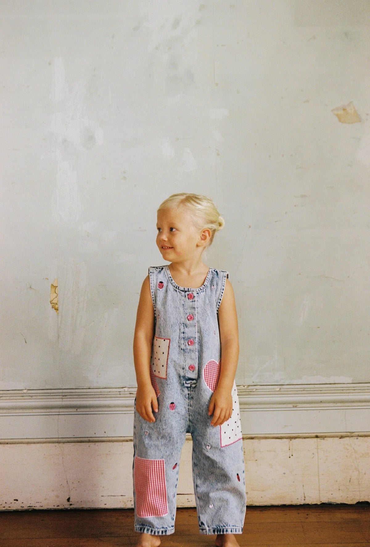 Wear JUNI JNR Charlie Overalls - Love Bug
