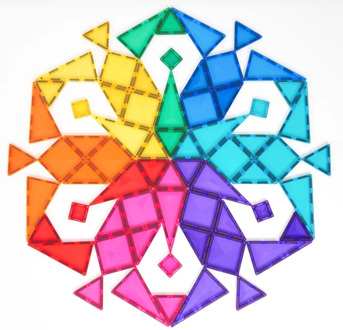 Connetix Magnetic Tiles Bright Mega Pack 202 pc - Stock arriving this week dm Nadene