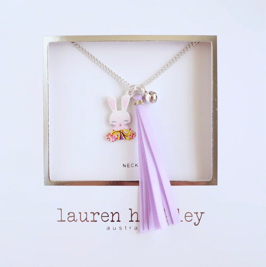 Lauren Hinkley Petite Fleur Bun Bun Necklace