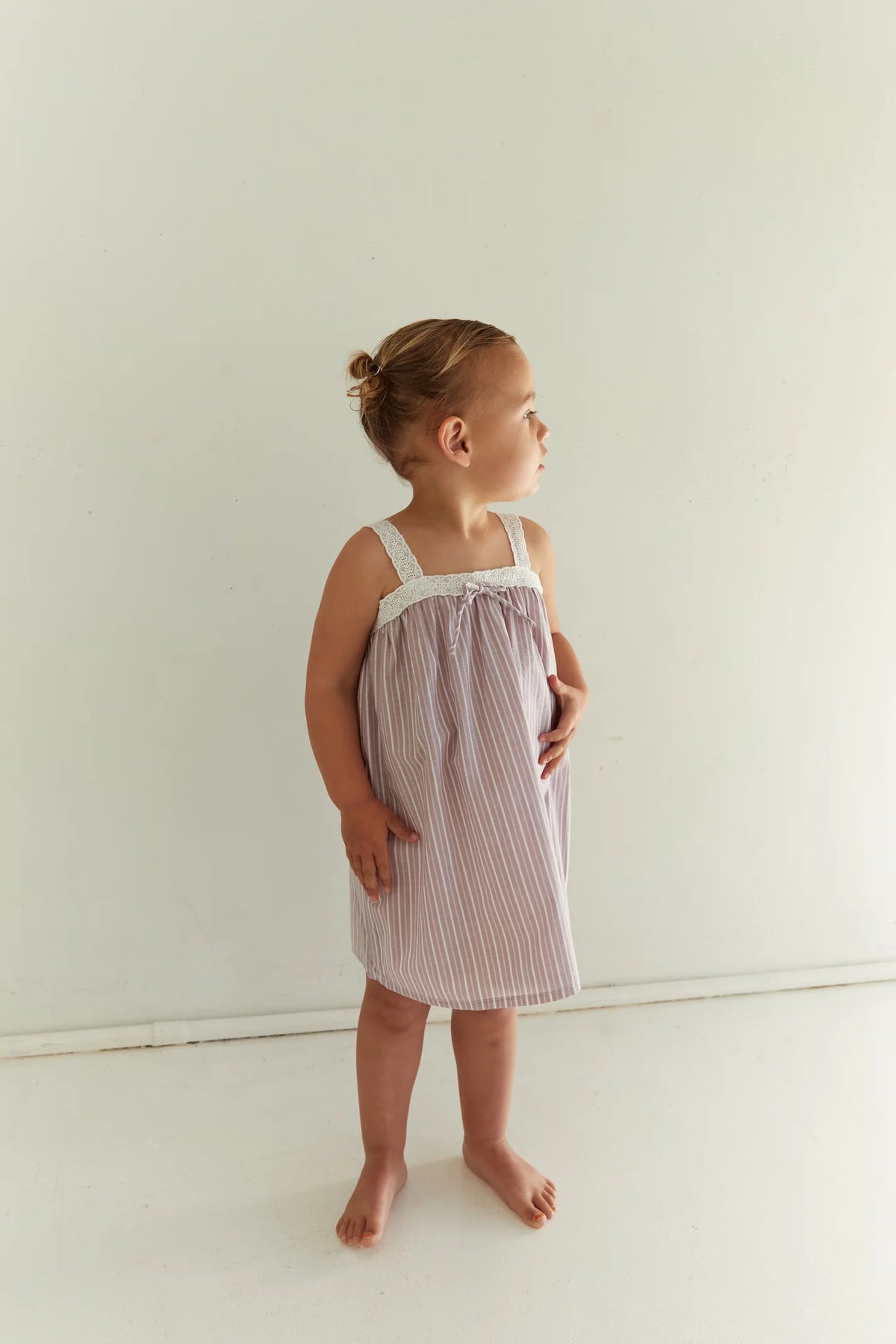 Wear JUNI JNR Valerie Dress - Rosa Stripe