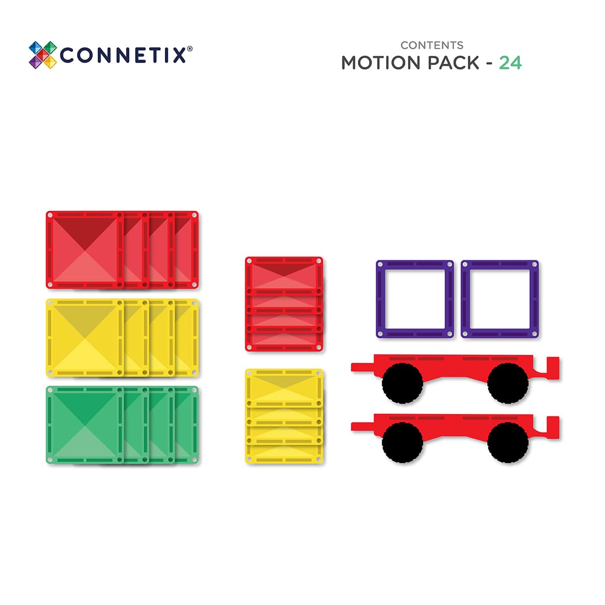 Connetix - Rainbow 24 Piece Motion Pack
