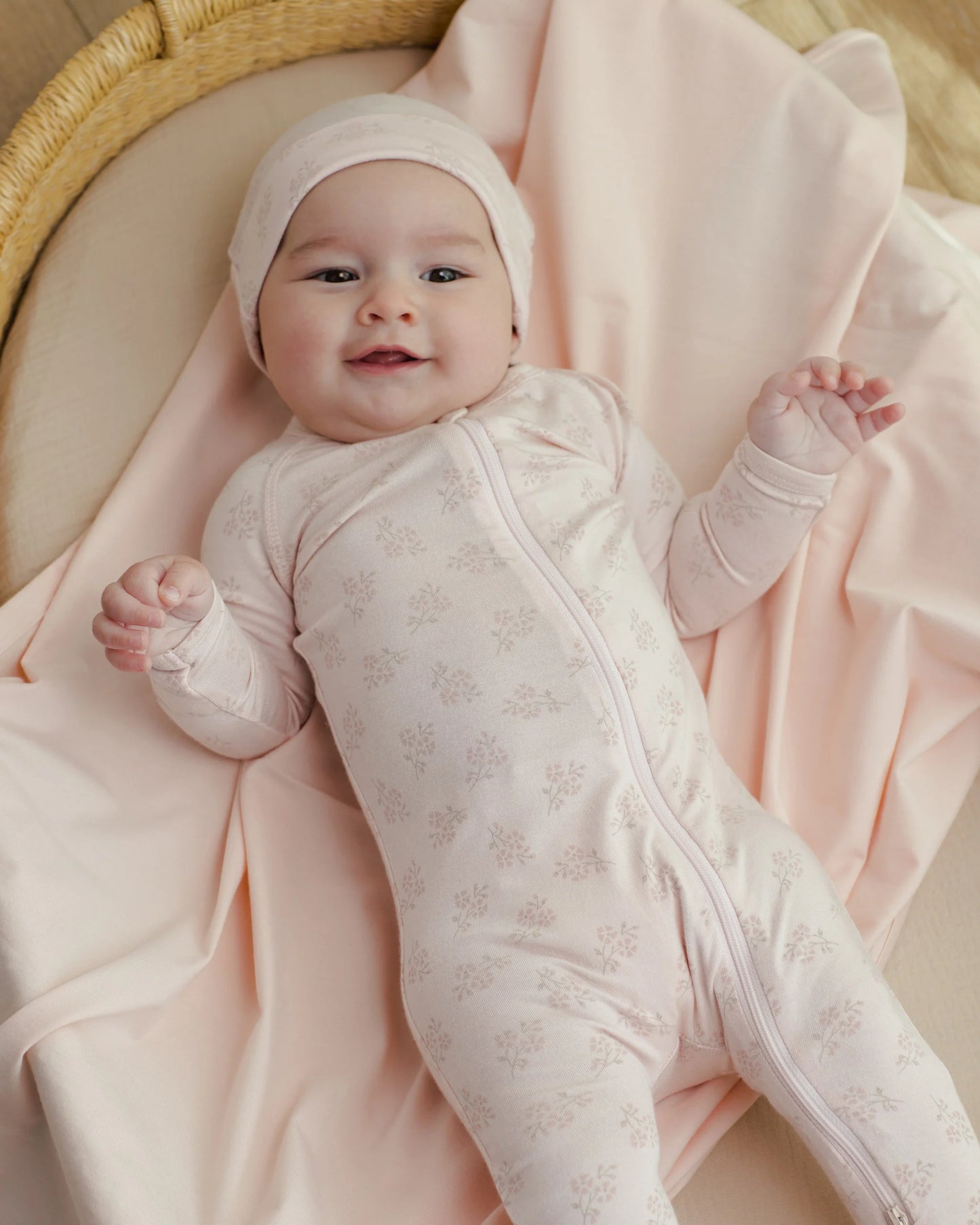 Quincy Mae Tencel Modal Zip Footie