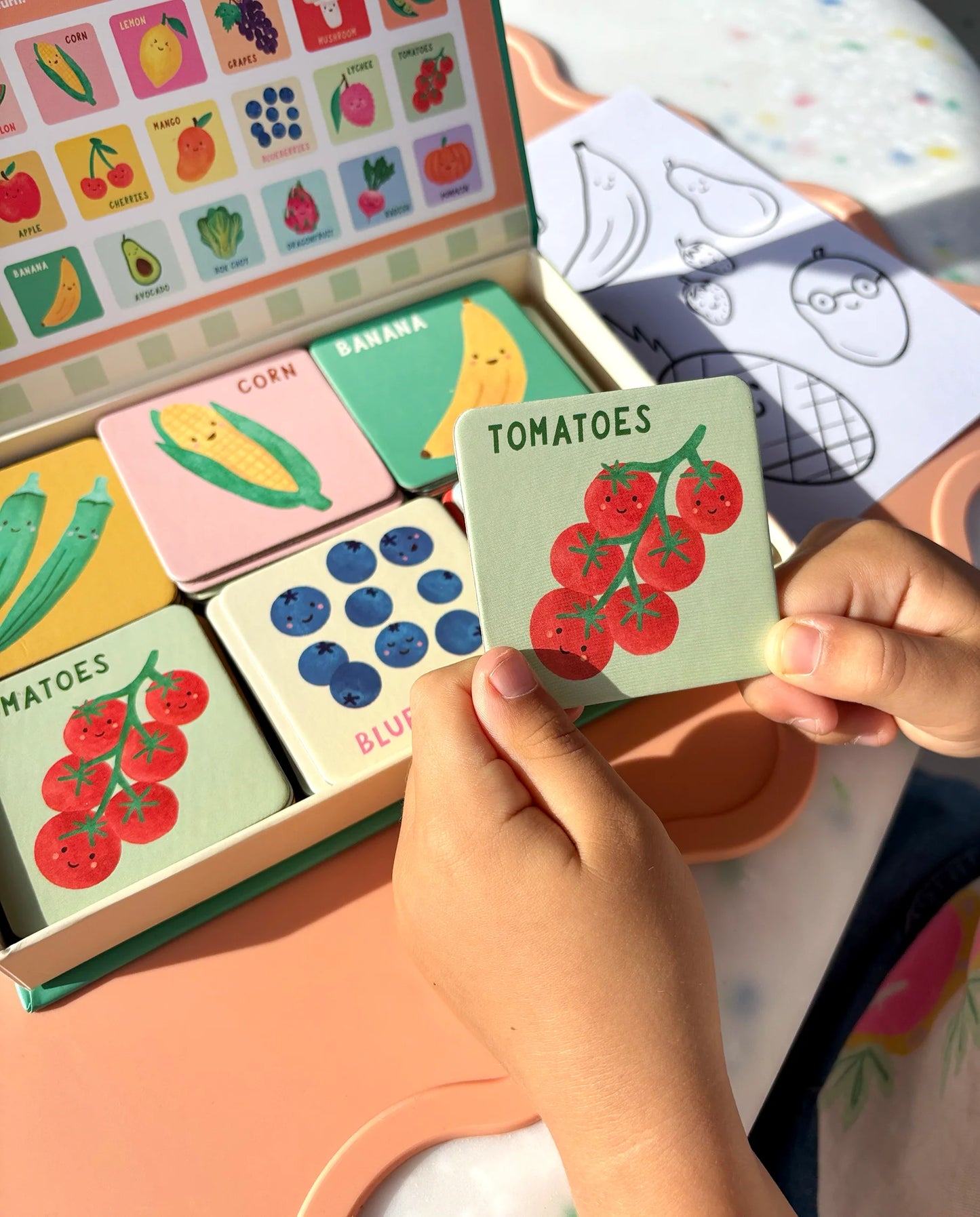 Lauren Sisson Studio - Fruit & Veg Memory and Matching Game