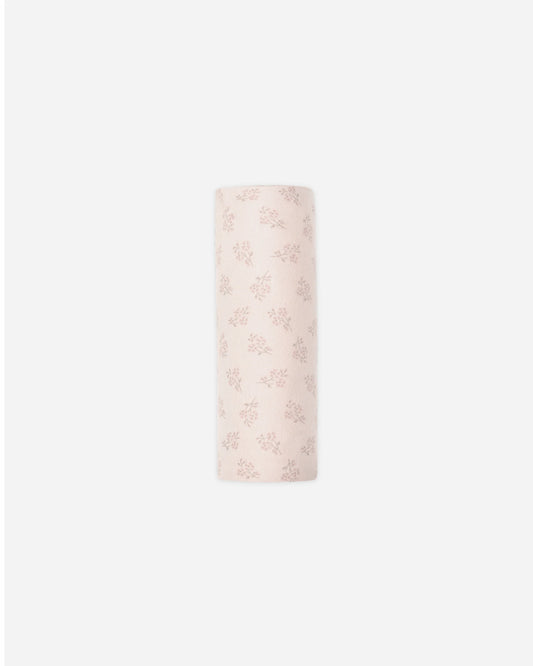 Quincy Mae Tencel Modal Baby Swaddle Pink Blossom