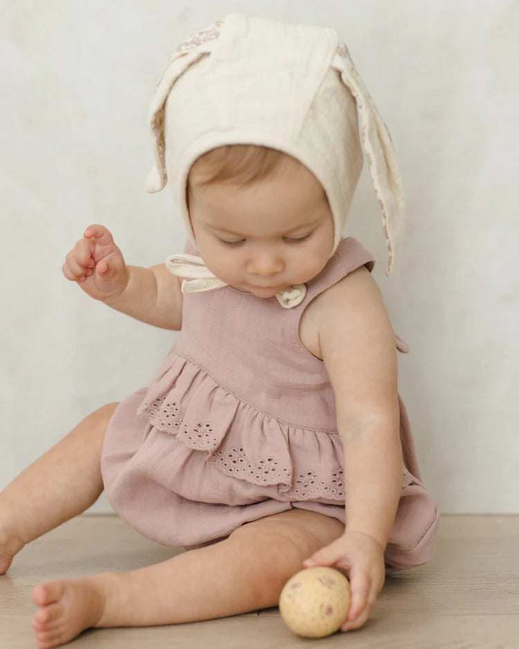 Quincy Mae Romper Penny Mauve