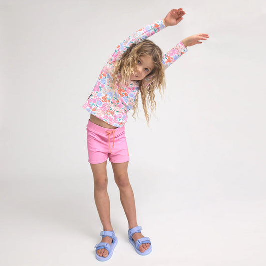 Crywolf Swimwear Swim Short Candy Pink