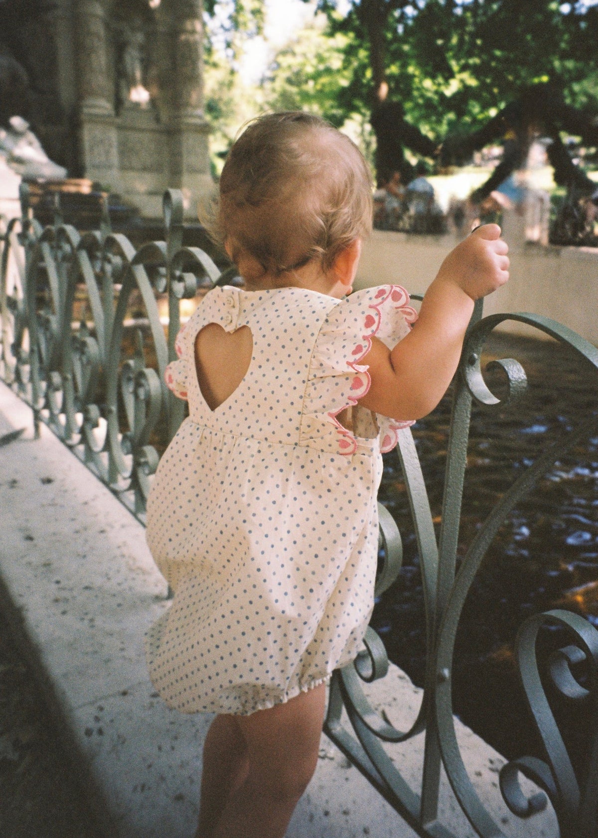 Wear JUNI JNR Daisy Romper - Polka Dot
