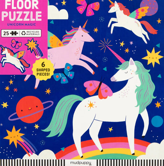 Mudpuppy Floor Puzzle - Unicorn Magic