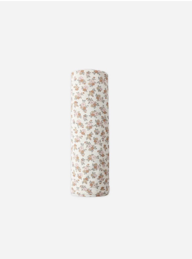 Quincy Mae Swaddle Bamboo Wildflower