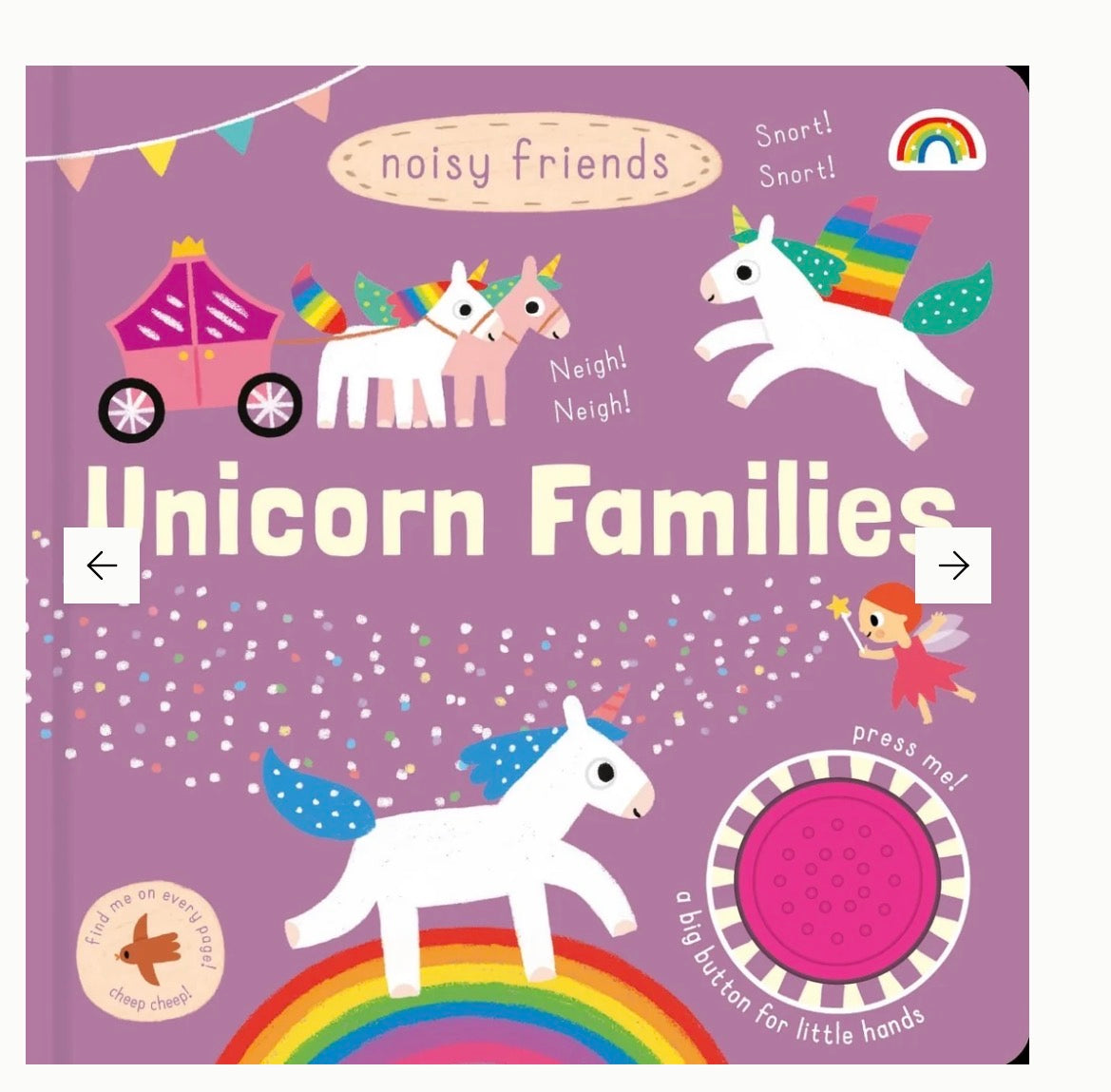 Noisy Friends Board Book - Unicorn Families
