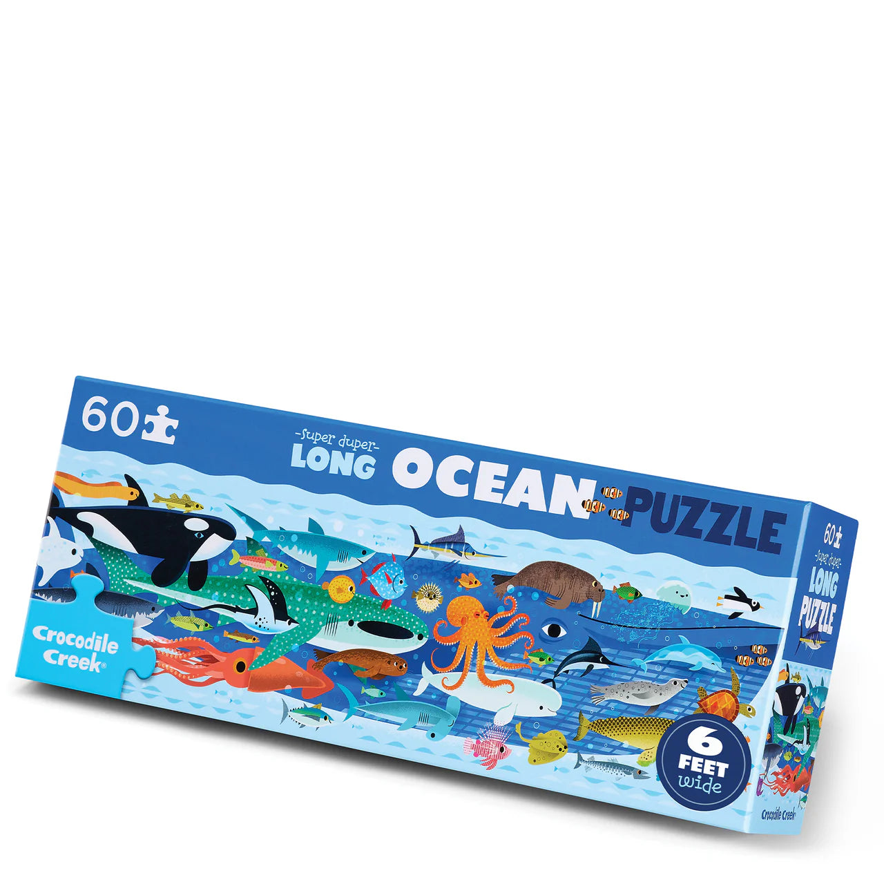 Crocodile Creek Super Duper Long Puzzle 60pce Ocean